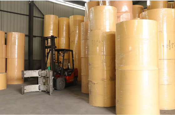 Biodegradable 500gsm Heavy Duty Brown Kraft Paper Roll 50gsm Gift Wrapping