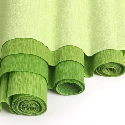 High Strength Pleat Paper 56gsm For Fabric Skirt Recycled Pulp Style