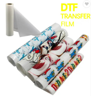 100m Length Heat Transfer Printing Film A3 Hot Cold Peel Double Side Clothing Printing Dtf Pet Film Roll